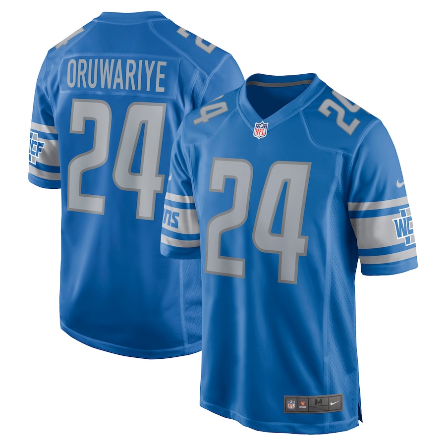 Amani Oruwariye Detroit Lions Nike Game Jersey - Blue