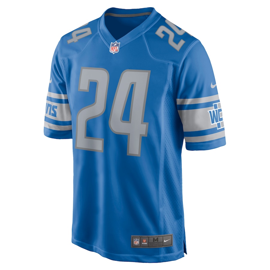 Amani Oruwariye Detroit Lions Game Jersey - Blue