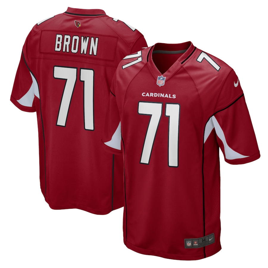 Andrew Brown Arizona Cardinals Nike Game Player Jersey - Cardinal