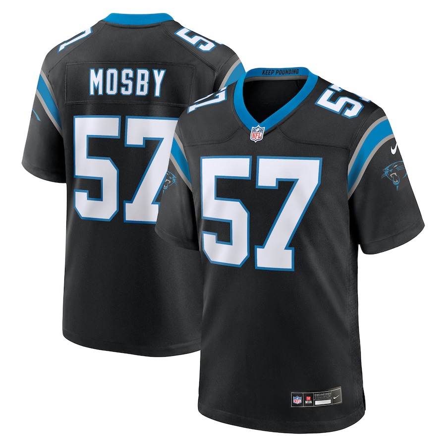 Arron Mosby Carolina Panthers Nike Team Game Jersey - Black