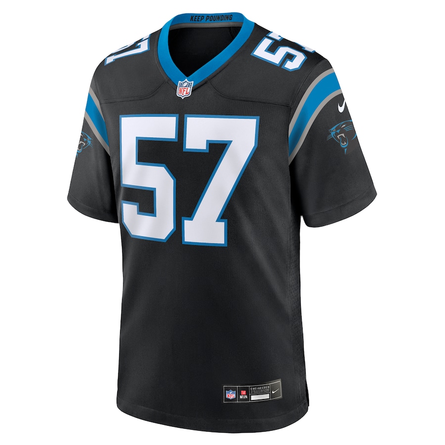 Arron Mosby Carolina Panthers Team Game Jersey - Black