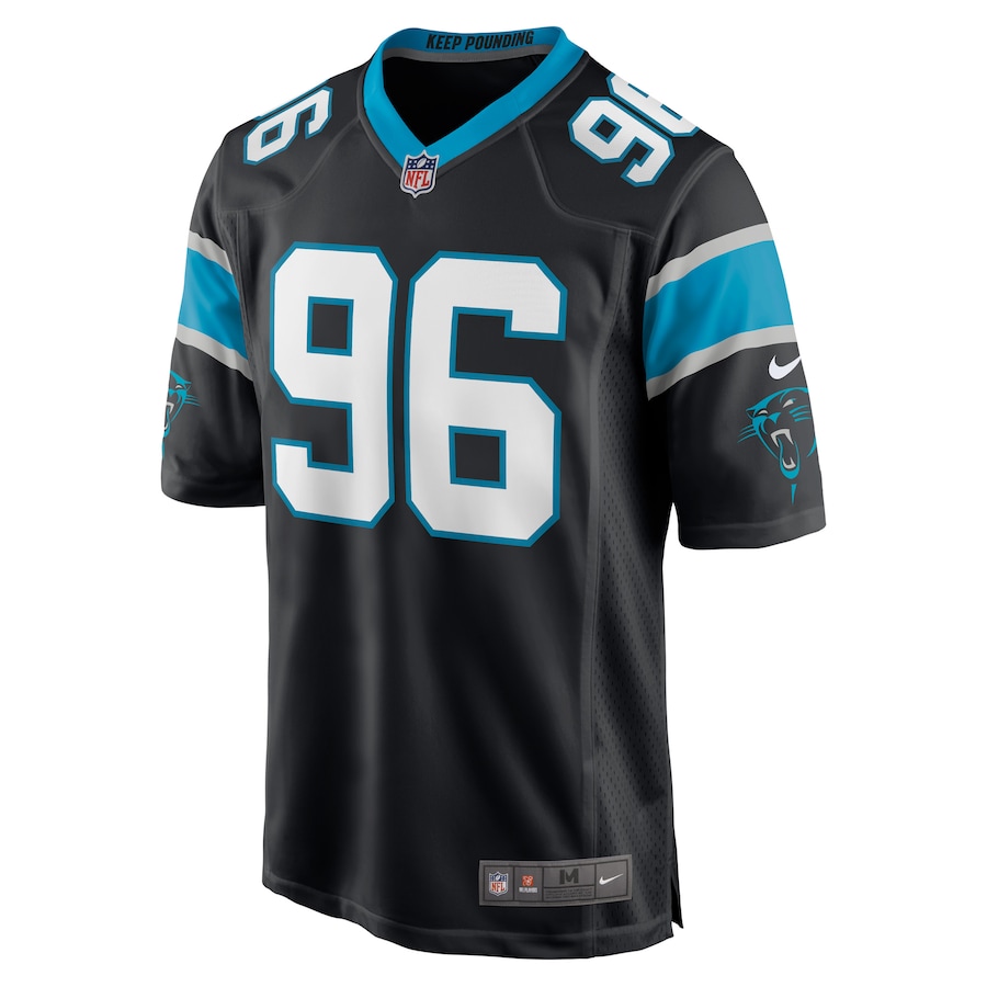 Austin Larkin Carolina Panthers Game Player Jersey - Black