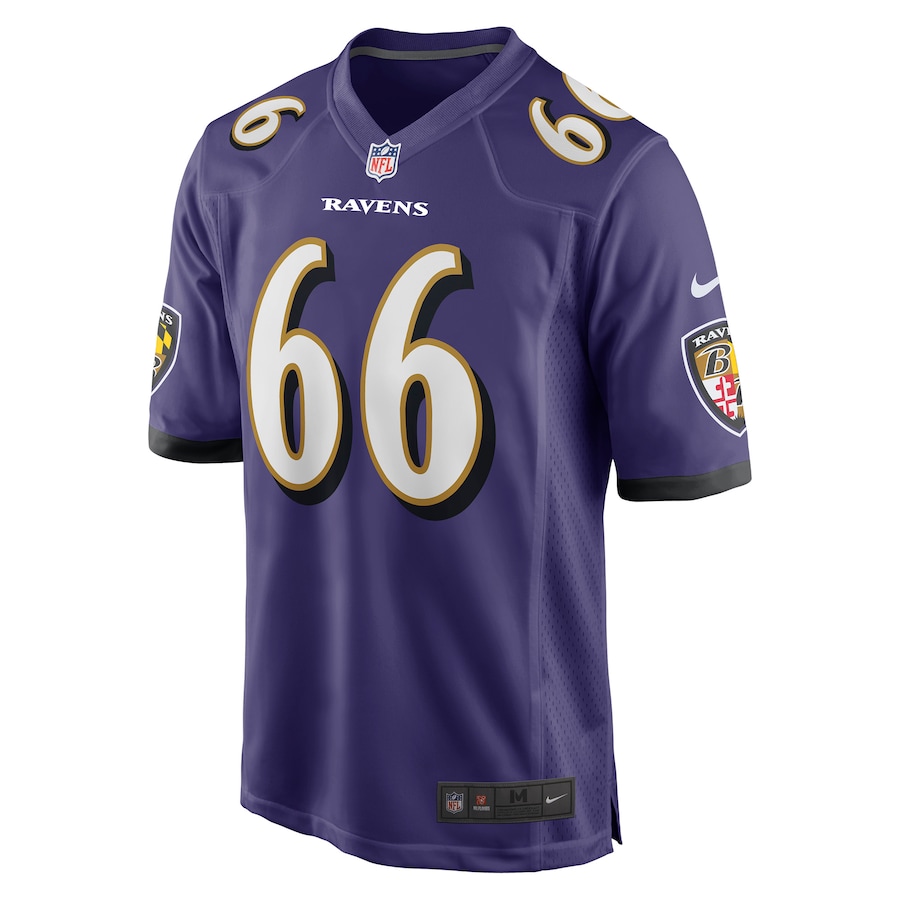 Ben Cleveland Baltimore Ravens Game Jersey - Purple