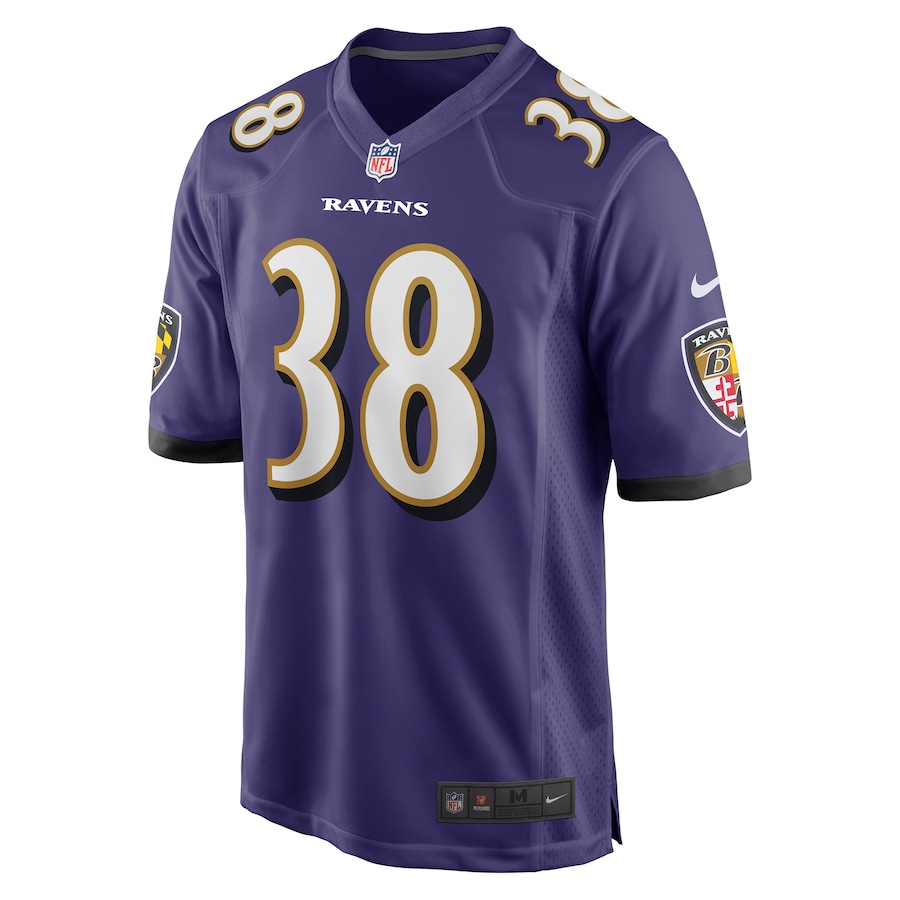 Ben Mason Baltimore Ravens Game Jersey - Purple