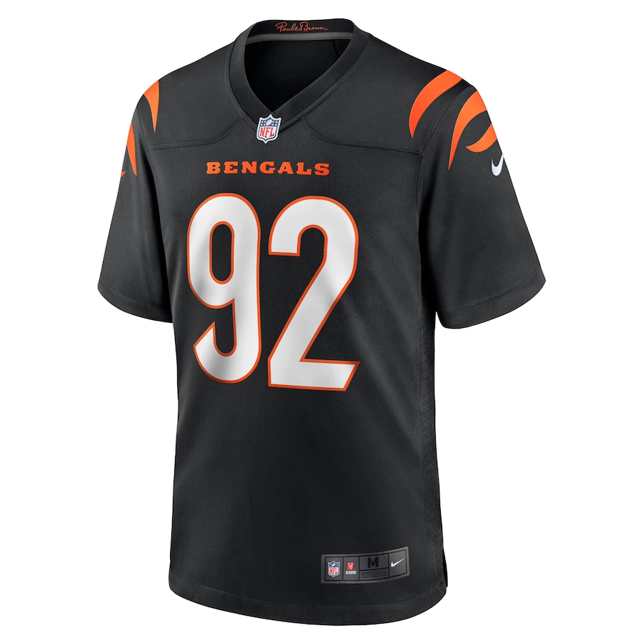 B.J. Hill Cincinnati Bengals Game Jersey - Black