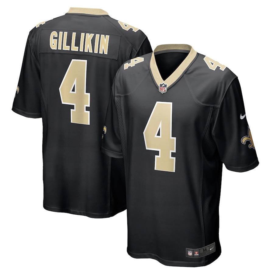 Blake Gilikin New Orleans Saints Nike Game Player Jersey - Black