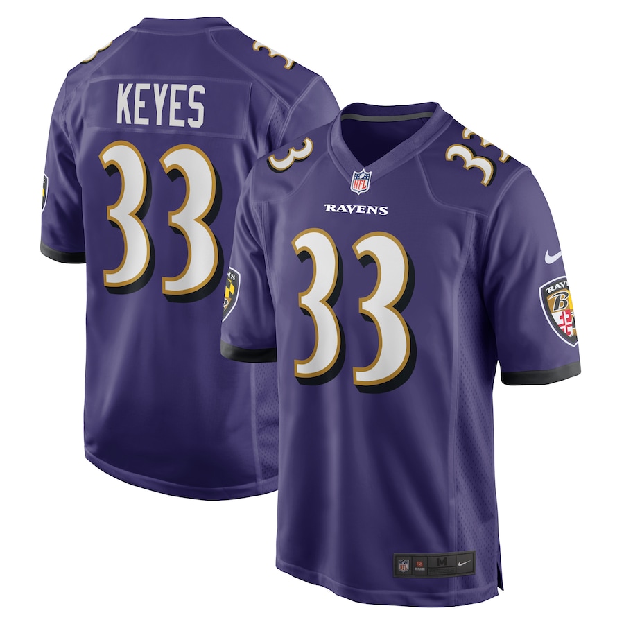 BoPete Keyes Baltimore Ravens Nike Home Game Player Jersey - Purple