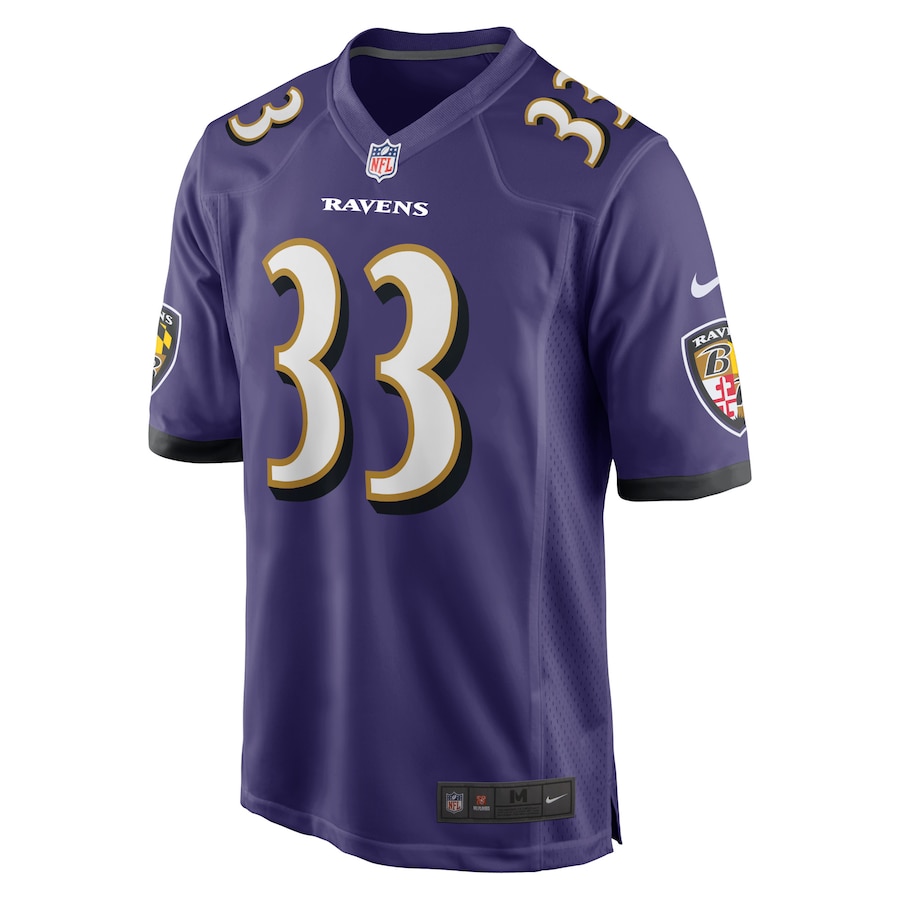 BoPete Keyes Baltimore Ravens Home Game Player Jersey - Purple