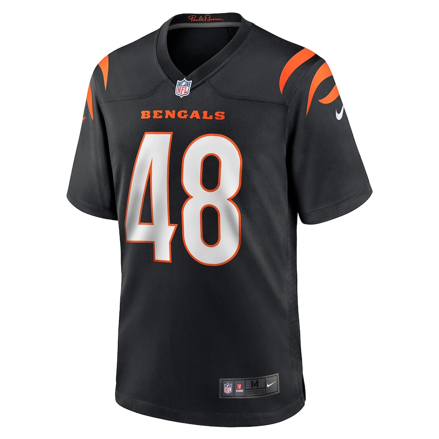 Cal Adomitis Cincinnati Bengals Game Player Jersey - Black