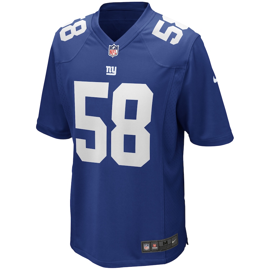 Carl Banks New York Giants Game Retired Player Jersey - Royal