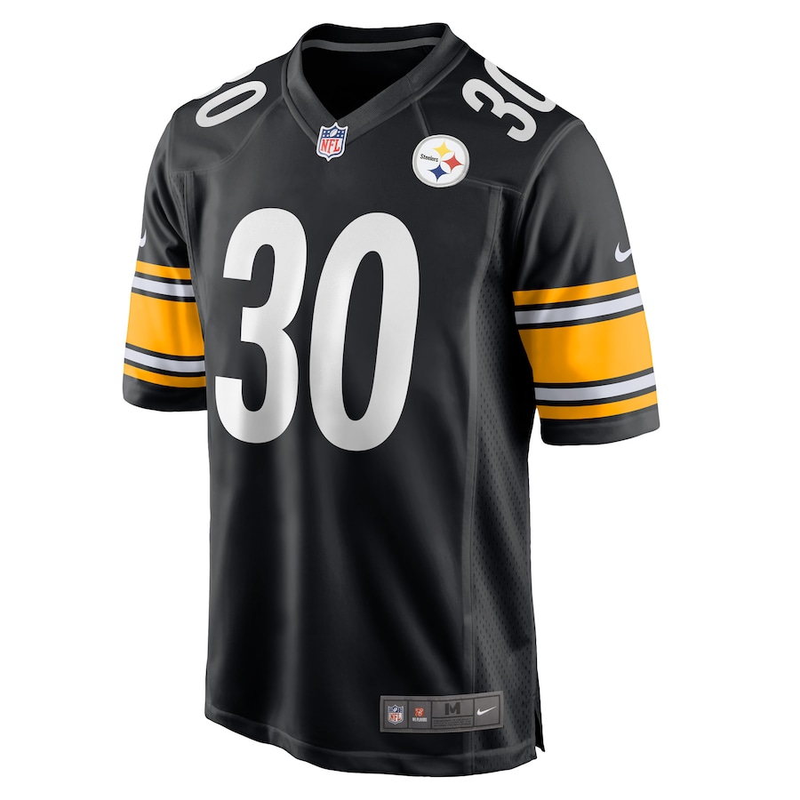 Carlins Platel Pittsburgh Steelers Game Player Jersey - Black