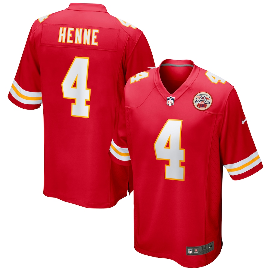 Chad Henne Kansas City Chiefs Nike Game Jersey - Red