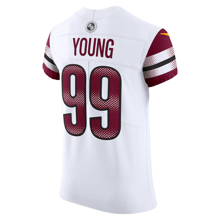 Chase Young Washington Commanders Nike Vapor Elite Jersey - White