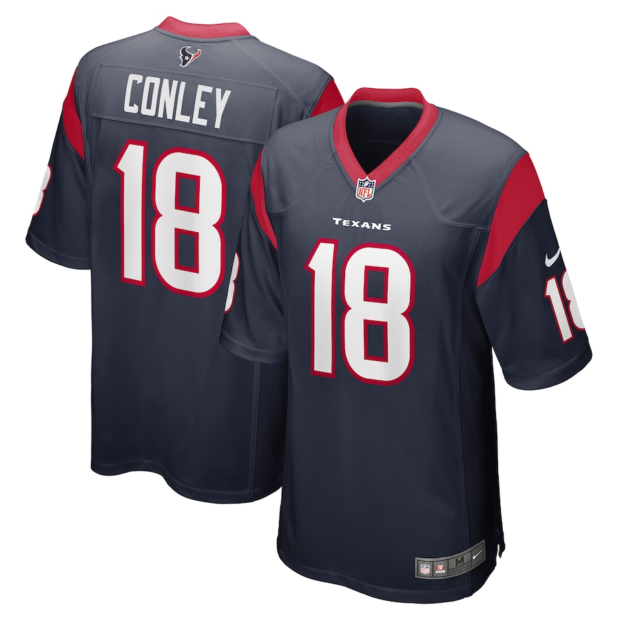 Chris Conley Houston Texans Nike Game Jersey - Navy