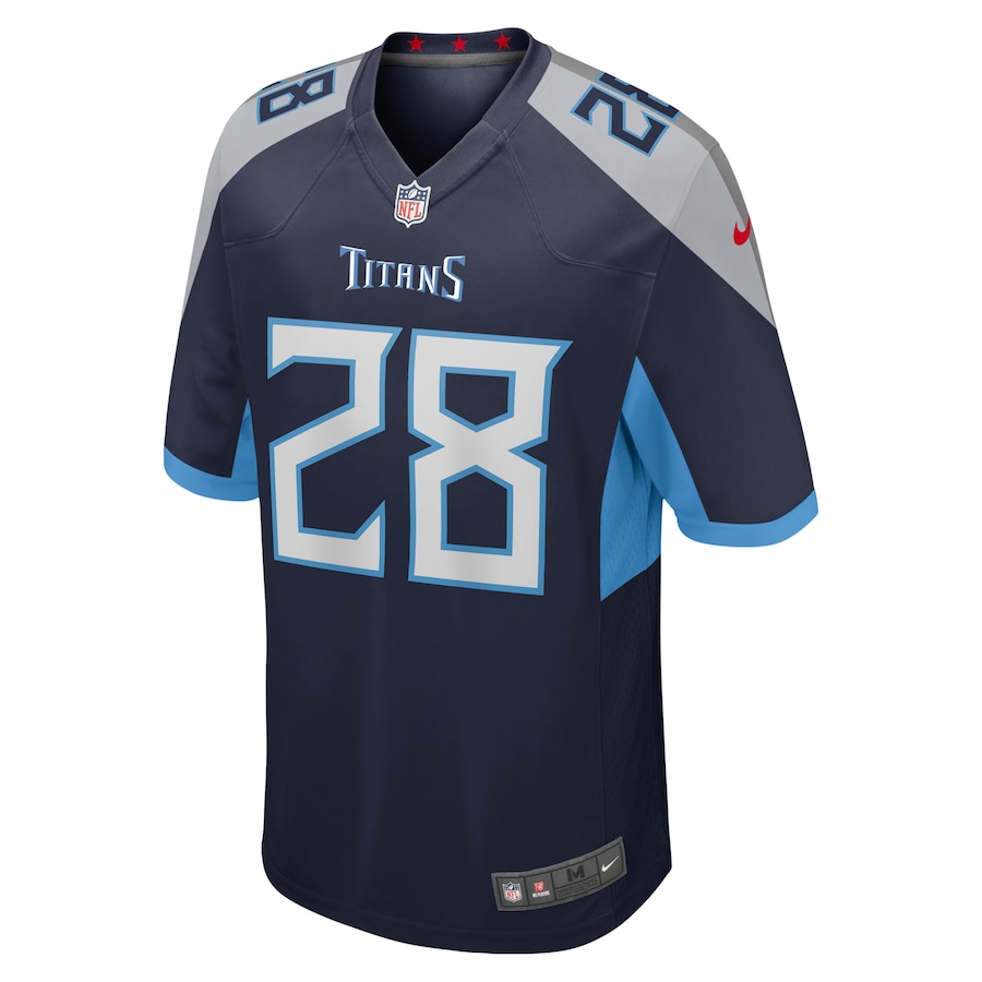 Chris Johnson Tennessee Titans Retired Player Game Jersey - Navy