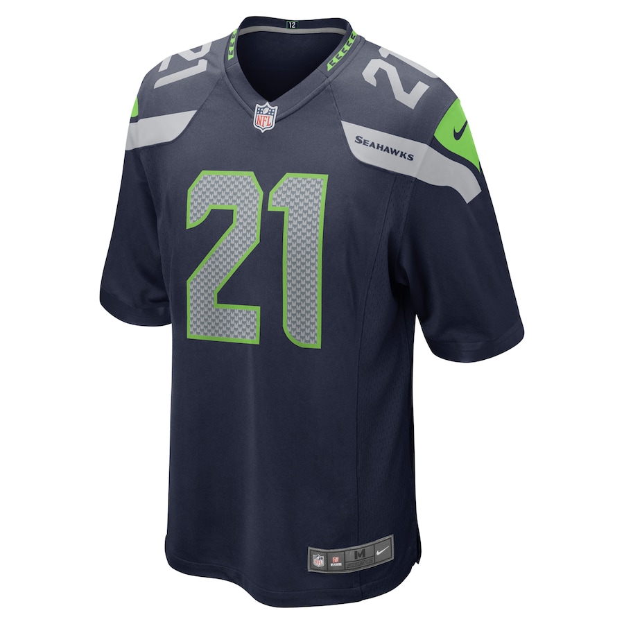 Devon Witherspoon Seattle Seahawks 2023 NFL Draft First Round Pick Game Jersey - College Navy