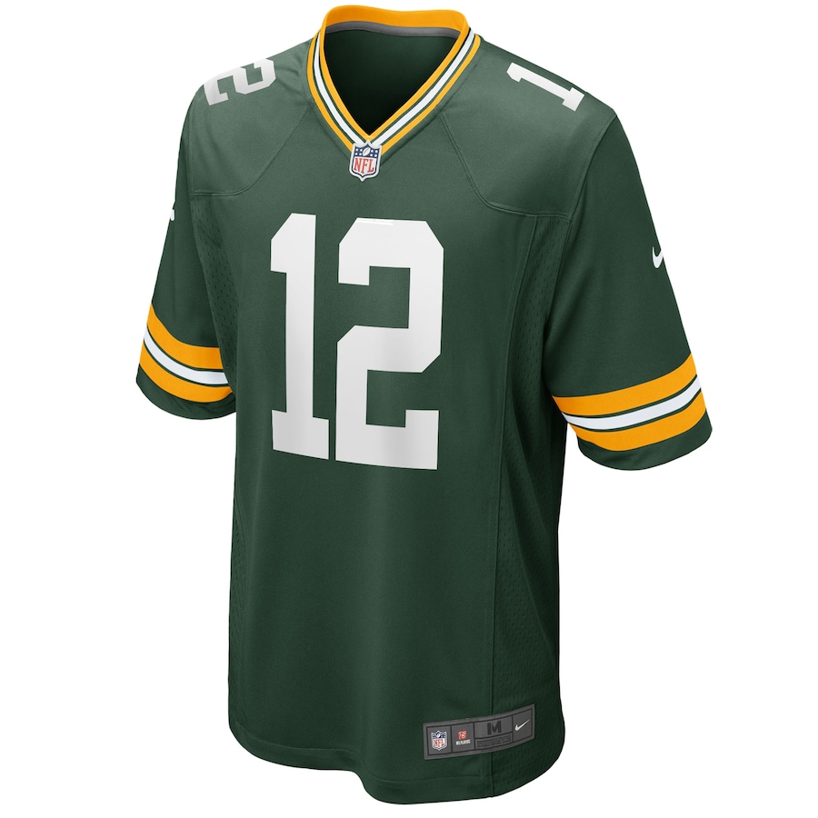 Aaron Rodgers Green Bay Packers Game Player Jersey - Green