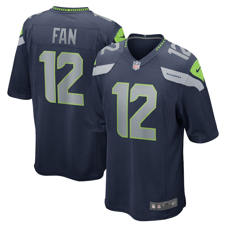 12th Fan Seattle Seahawks Nike Game Jersey - College Navy