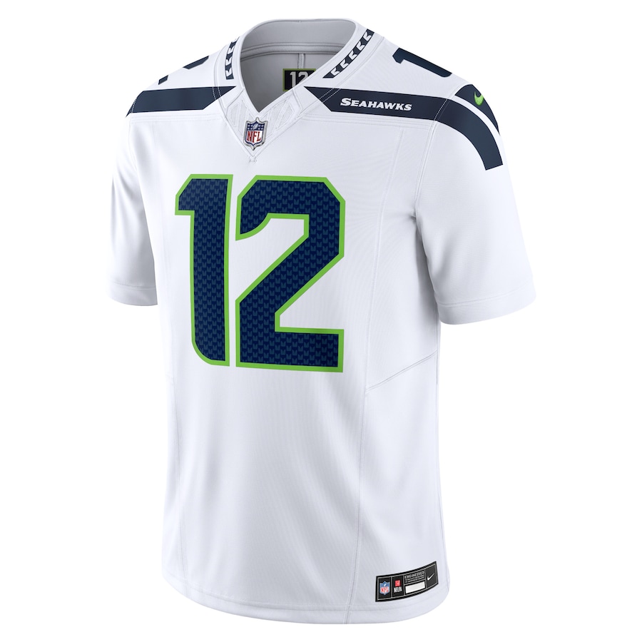 12th Fan Seattle Seahawks Vapor F.U.S.E. Limited Jersey - White