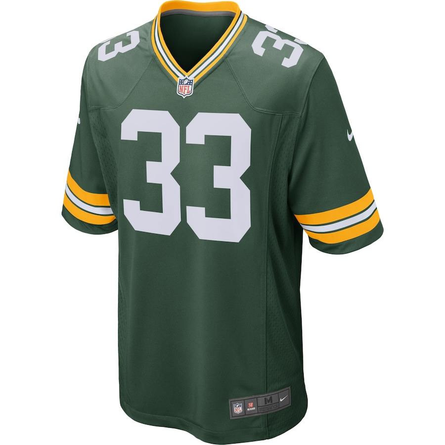 Aaron Jones Green Bay Packers Player Game Jersey - Green