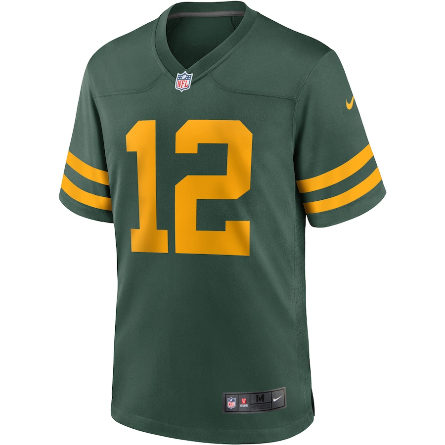 Aaron Rodgers Green Bay Packers Alternate Game Player Jersey - Green