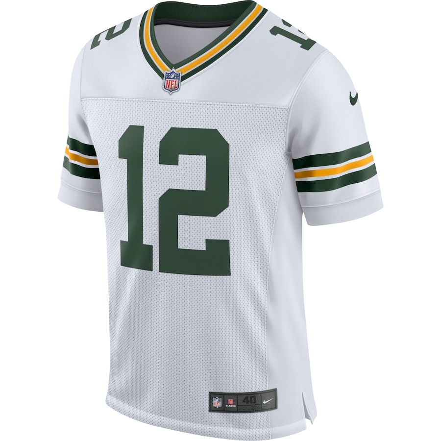 Aaron Rodgers Green Bay Packers Classic Elite Player Jersey - White