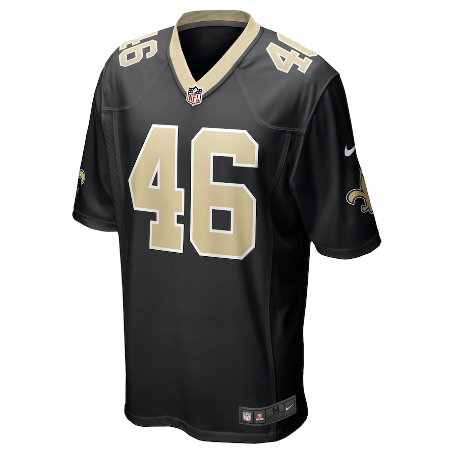 Adam Prentice New Orleans Saints Game Player Jersey - Black