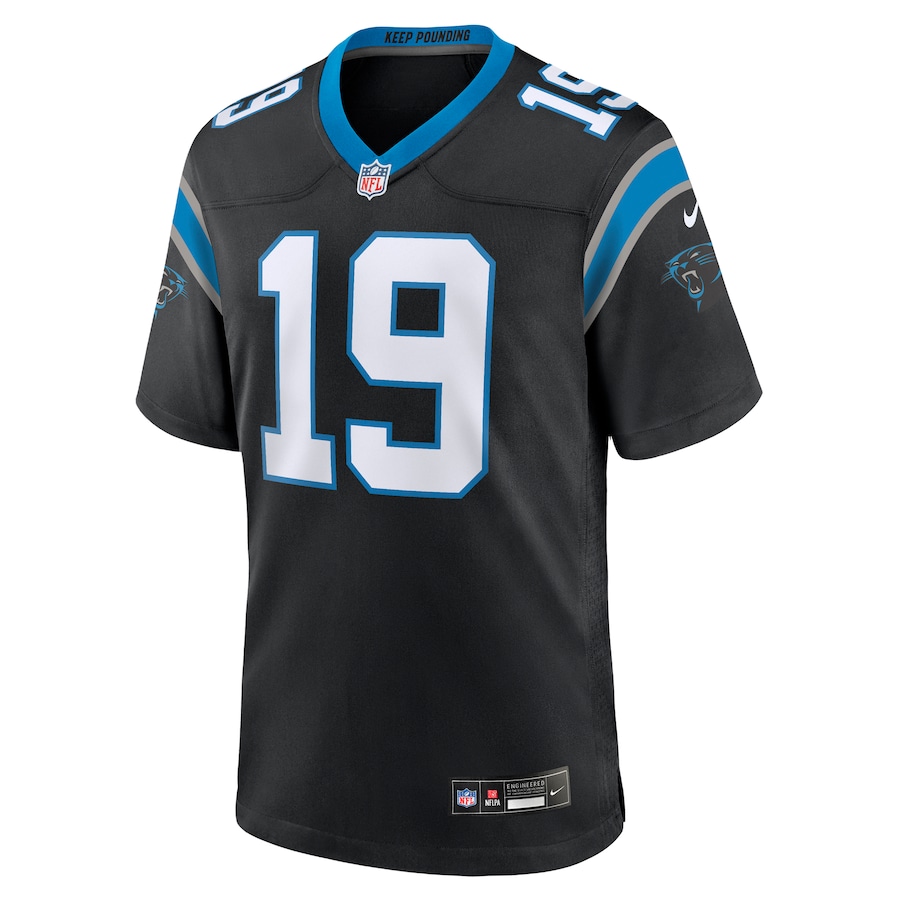 Adam Thielen Carolina Panthers Team Game Jersey - Black