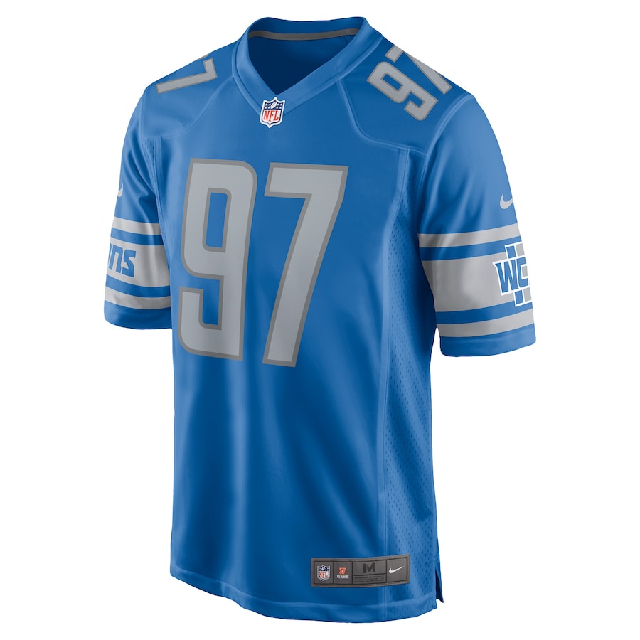 Aidan Hutchinson Detroit Lions Player Game Jersey - Blue