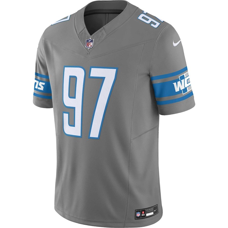 Aidan Hutchinson Detroit Lions Vapor F.U.S.E. Limited Jersey - Silver