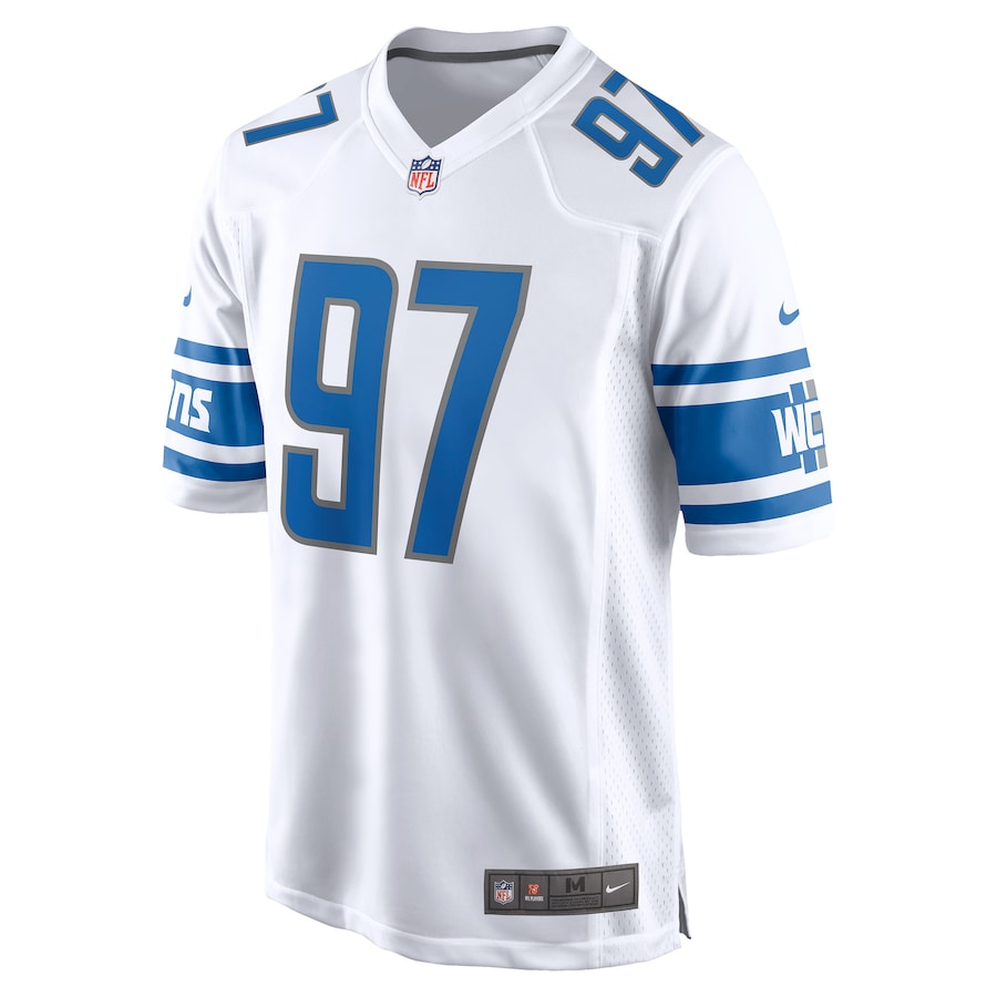 Aidan Hutchinson Detroit Lions Player Game Jersey - White