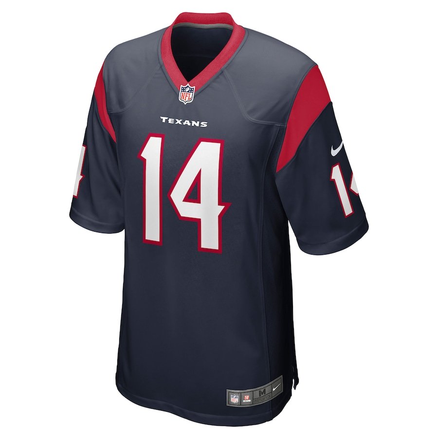 Alex Bachman Houston Texans Team Game Jersey - Navy