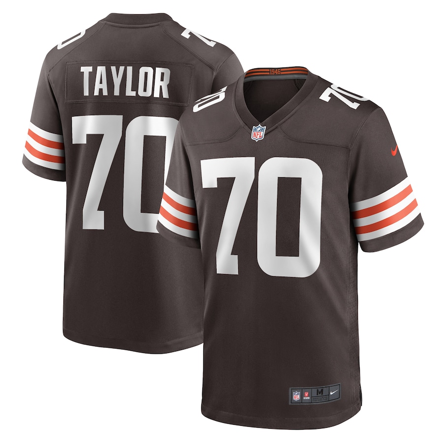 Alex Taylor Cleveland Browns Nike Team Game Player Jersey - Brown