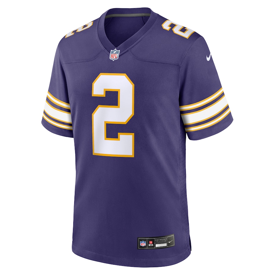 Alexander Mattison Minnesota Vikings Classic Player Game Jersey - Purple