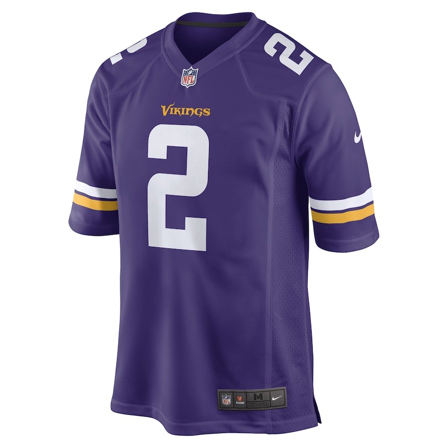 Alexander Mattison Minnesota Vikings Game Player Jersey - Purple