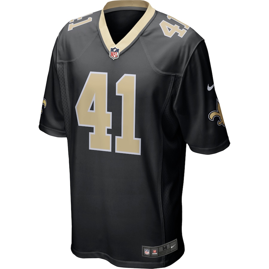 Alvin Kamara New Orleans Saints Game Player Jersey - Black