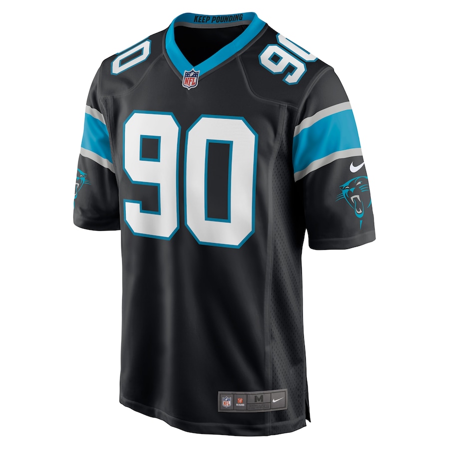 Amare Barno Carolina Panthers Game Player Jersey - Black