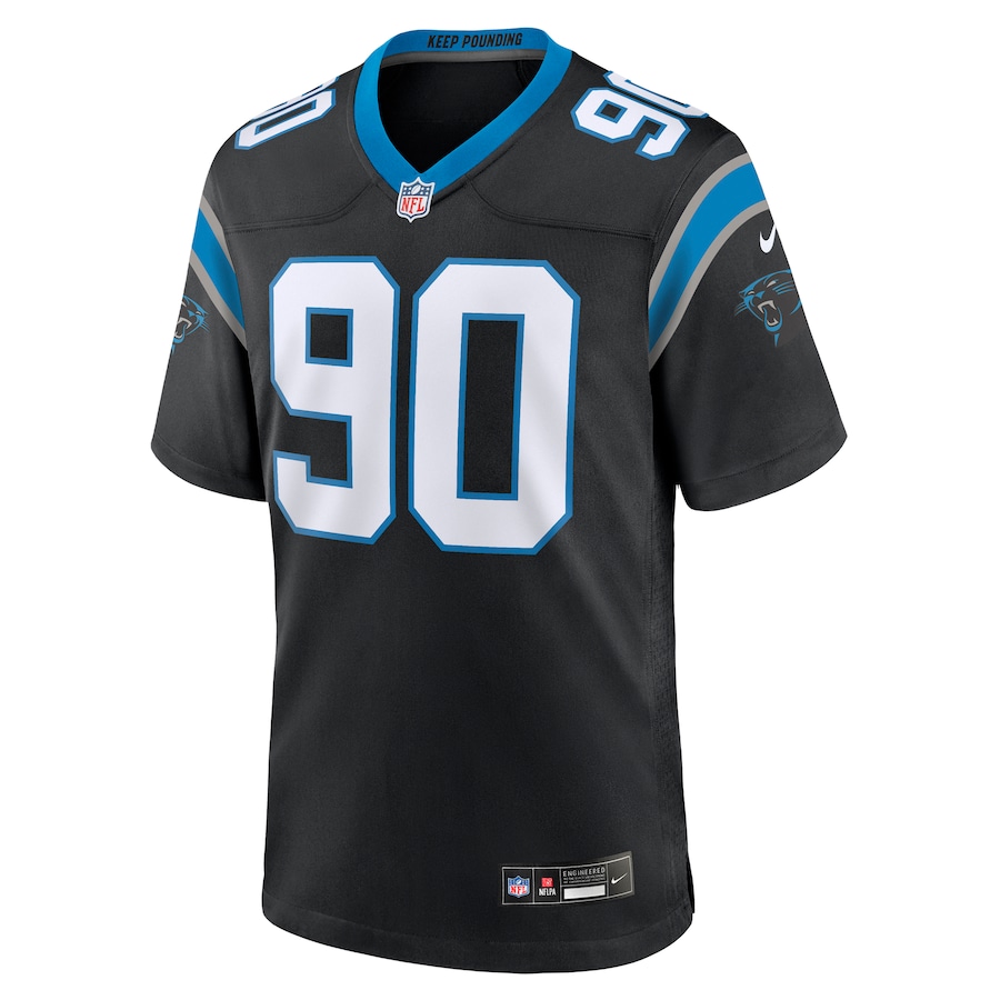 Amare Barno Carolina Panthers Team Game Jersey - Black