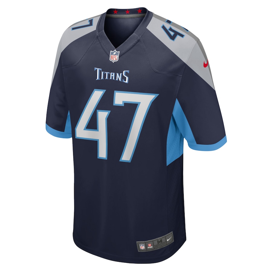 Andrew Adams Tennessee Titans Home Game Player Jersey - Navy