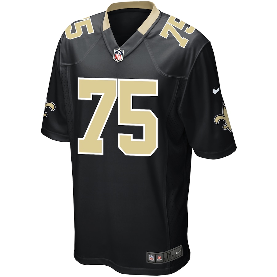 Andrus Peat New Orleans Saints Game Player Jersey - Black