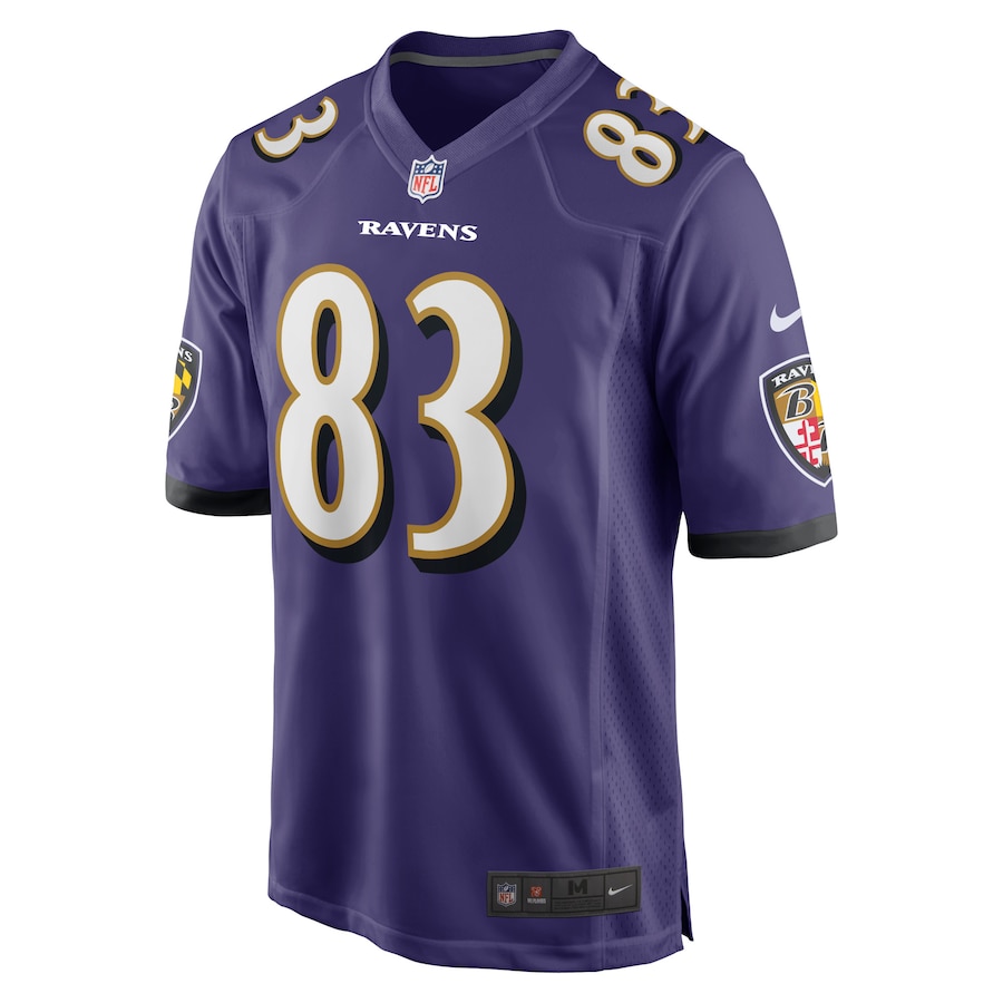 Andy Isabella Baltimore Ravens Home Game Player Jersey - Purple