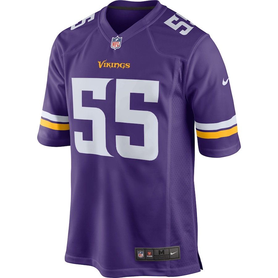 Anthony Barr Minnesota Vikings Game Jersey - Purple