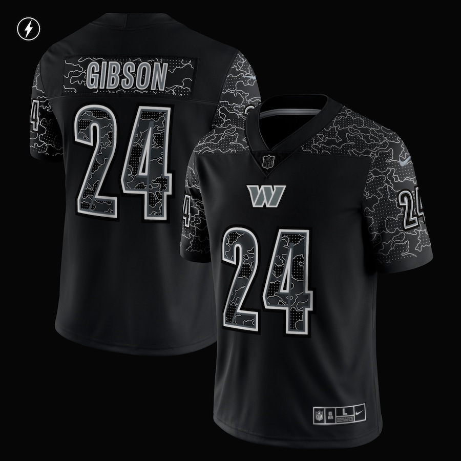 Antonio Gibson Washington Commanders RFLCTV Limited Jersey - Black