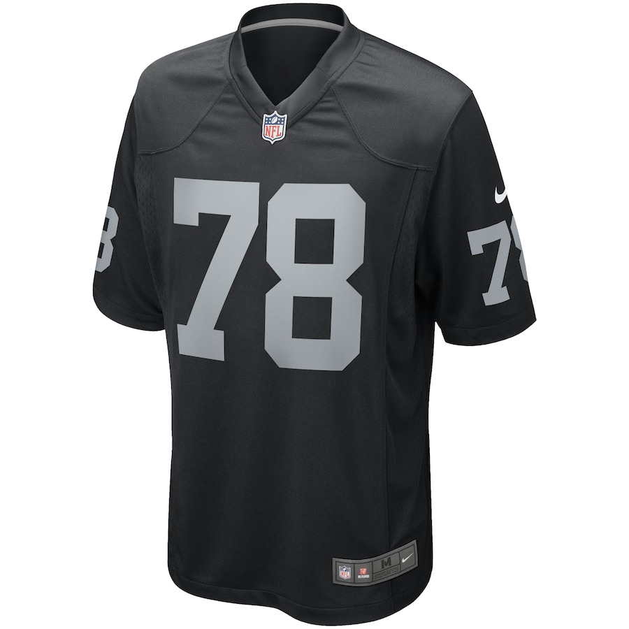 Art Shell Las Vegas Raiders Game Retired Player Jersey - Black