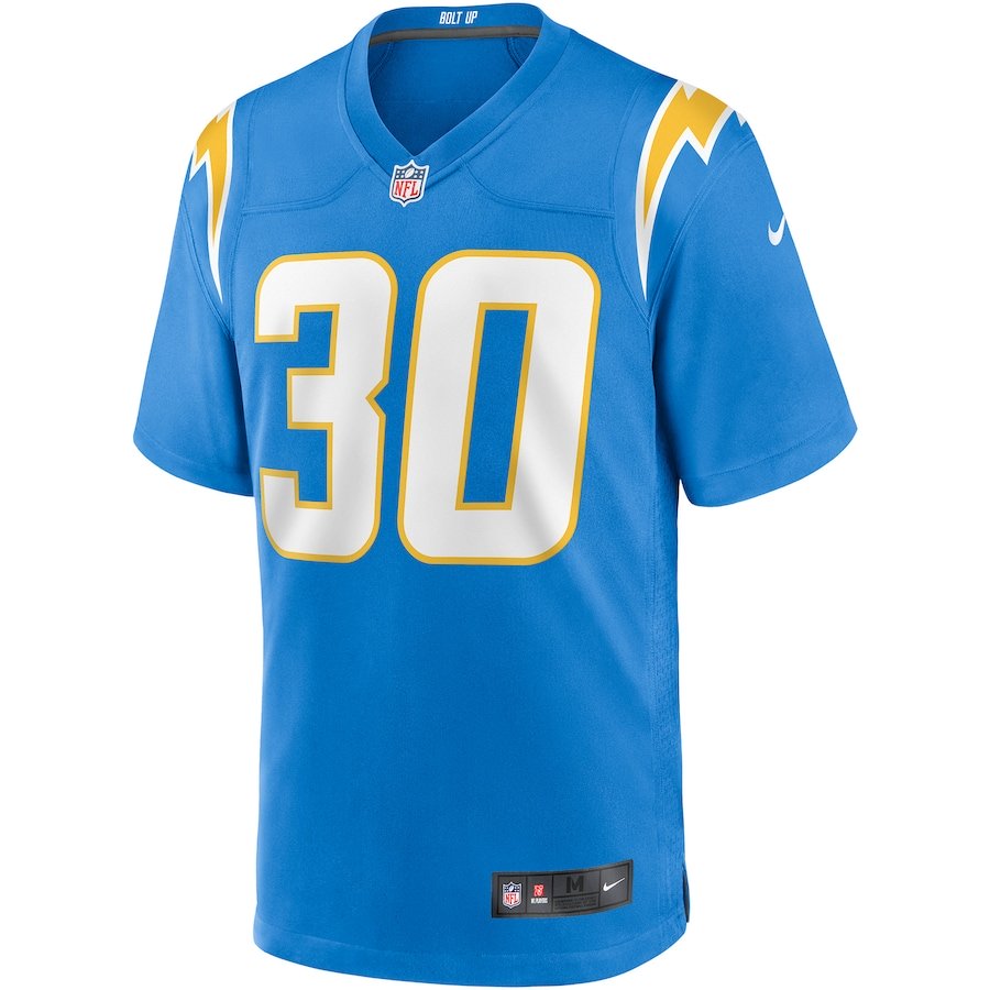 Austin Ekeler Los Angeles Chargers Game Player Jersey - Powder Blue