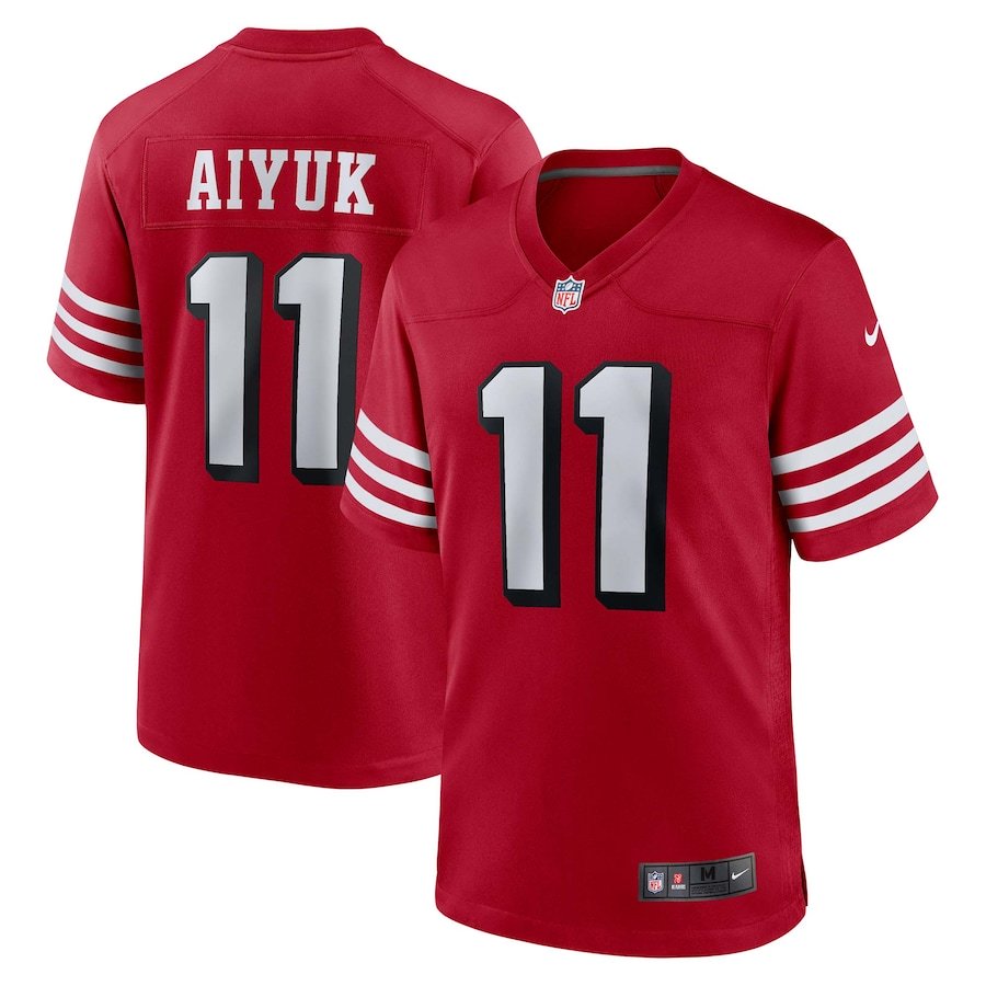 Brandon Aiyuk San Francisco 49ers Nike Alternate Game Jersey - Scarlet