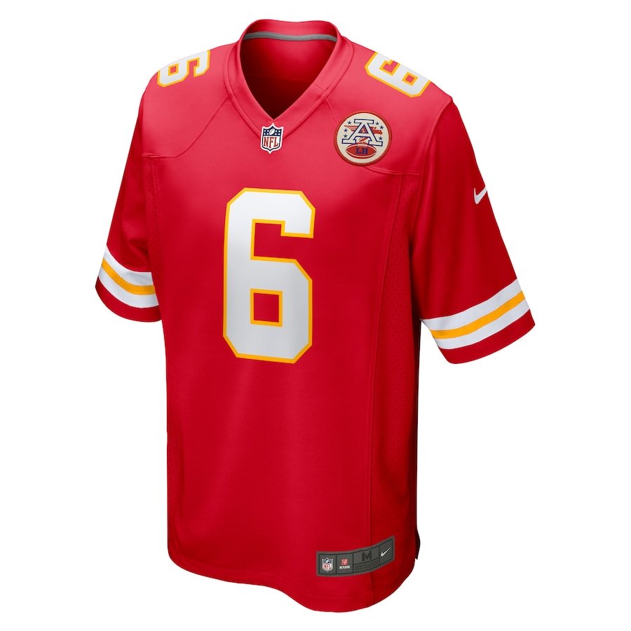 Bryan Cook Kansas City Chiefs Game Player Jersey - Red