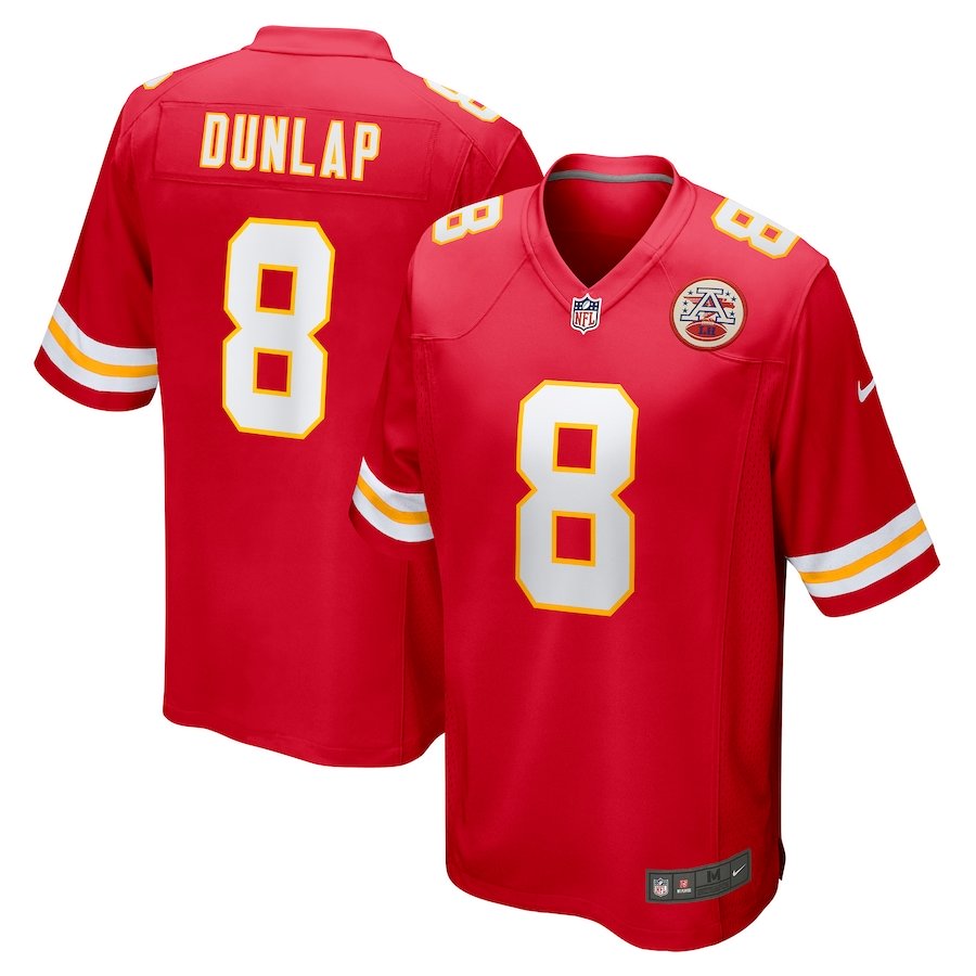 Carlos Dunlap Kansas City Chiefs Nike Home Game Player Jersey - Red