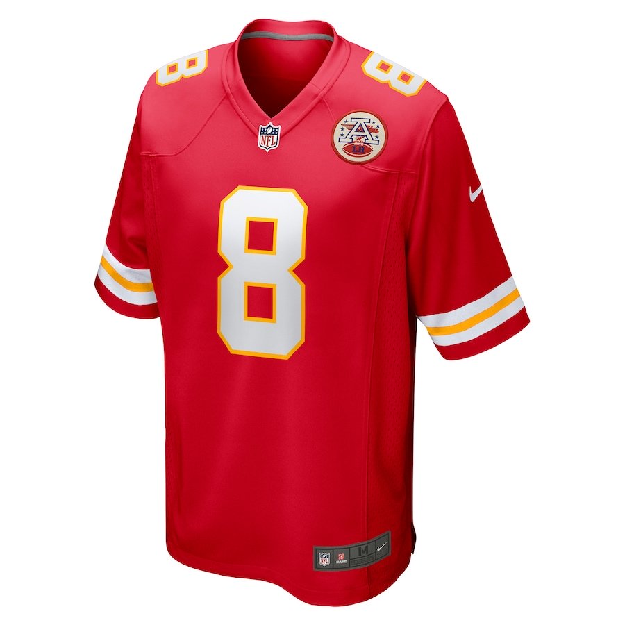 Carlos Dunlap Kansas City Chiefs Home Game Player Jersey - Red