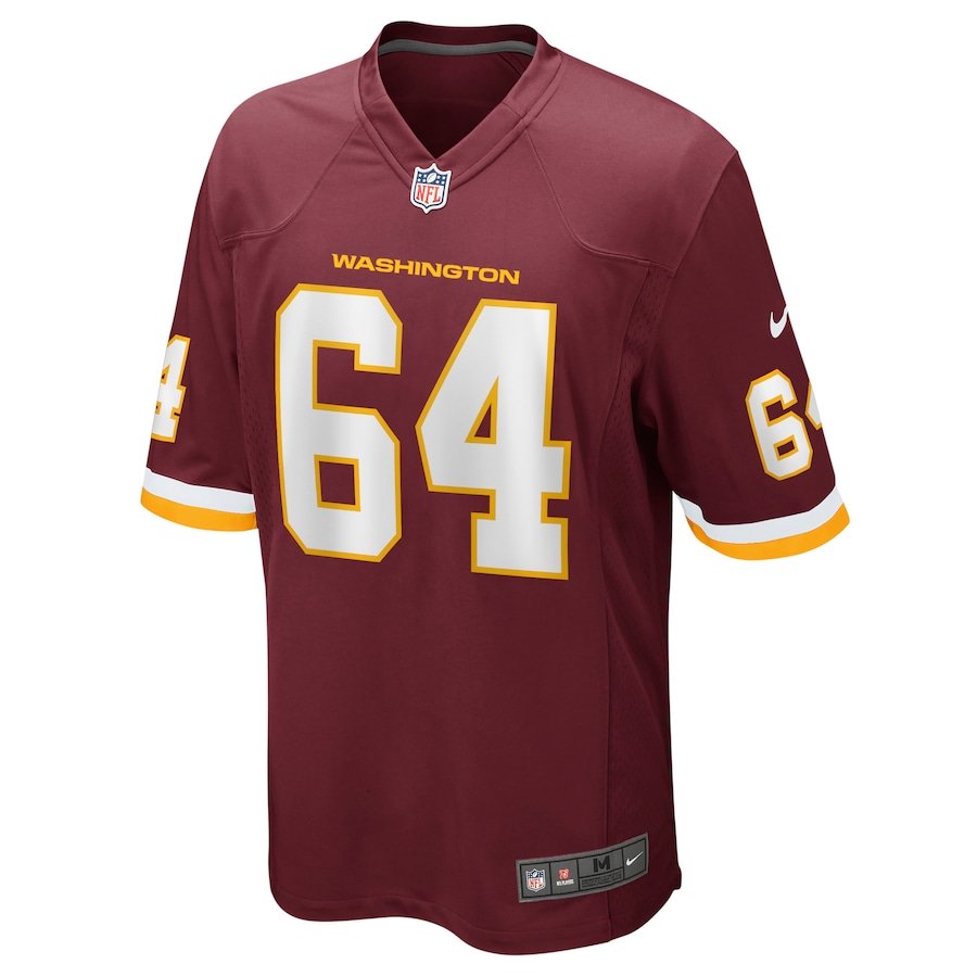 David Bada Washington Football Team Game Player Jersey - Burgundy